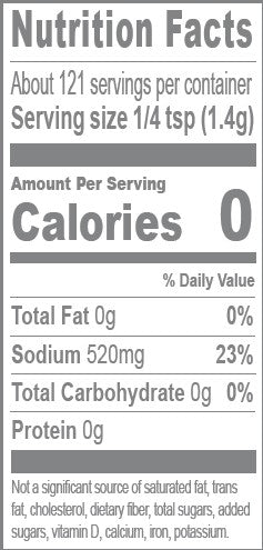 Himalayan Fine Salt Shaker  6 oz