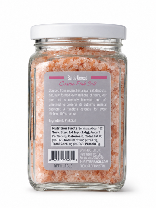 Himalayan  Coarse Salt Jar 10oz